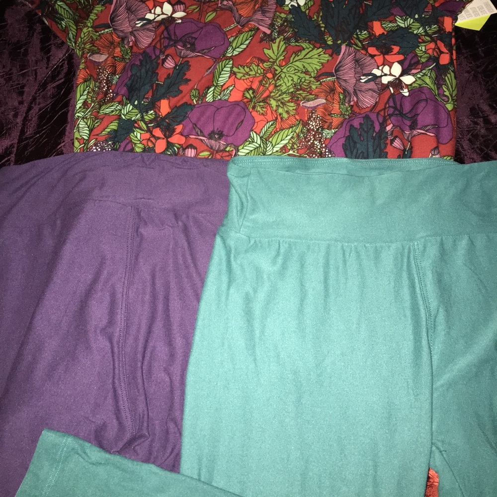 LuLaRoe new leggings, skirts, and shirts for sale.